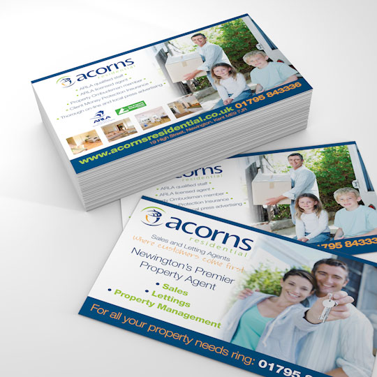 acorns residential a6 flyers