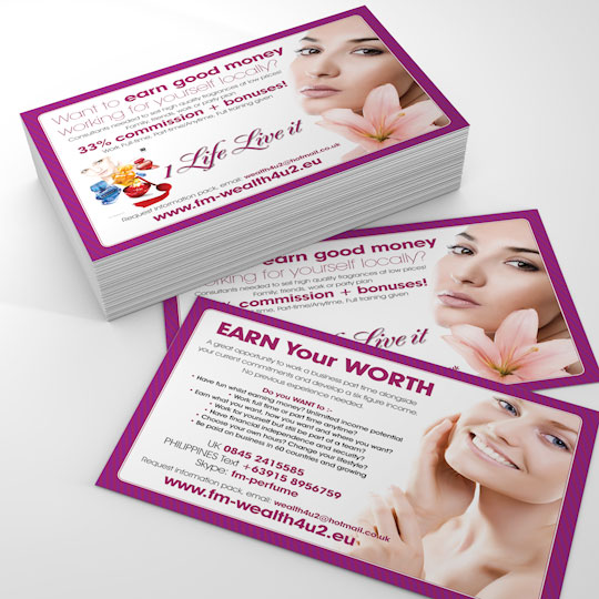 fmwealth4u2 a6 flyer design and print