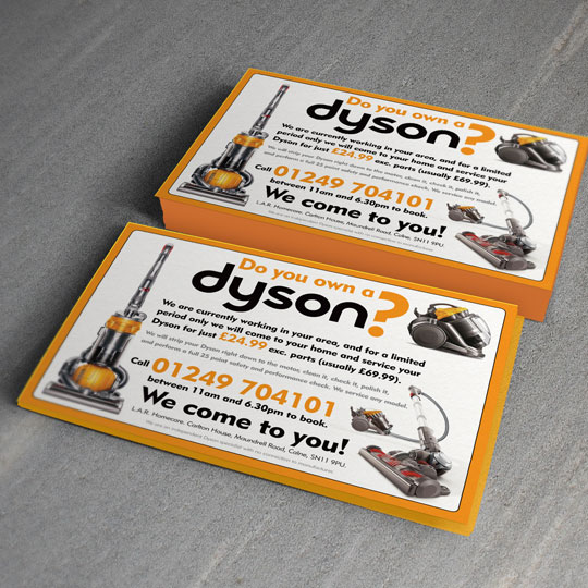 dyson maintenance flyers