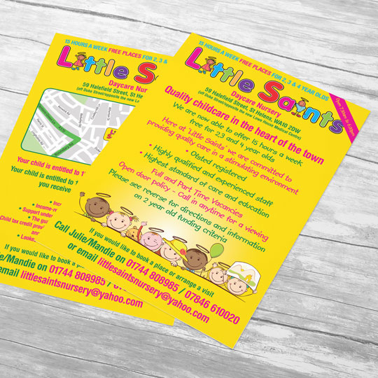 daycare nursery leaflets