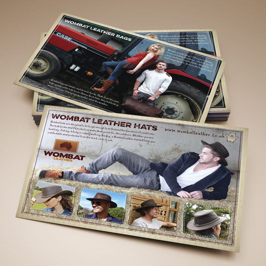 Leather goods leaflets